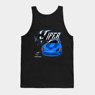 DODGE VIPER SRT 10-BLUE Tank Top